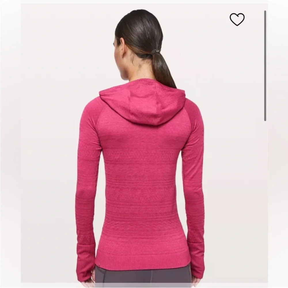 Lululemon Rest Less Hoodie Violet Red 2